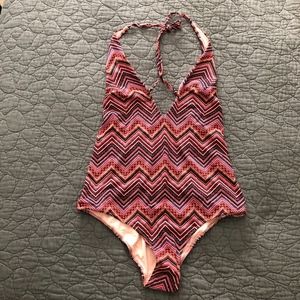 One Piece swim suit (cheeky / deep V)